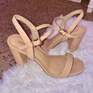 Gianni Bini tan heels size 8.5 (price is negotiable)